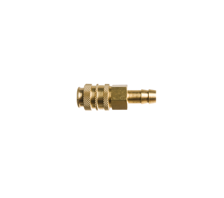 Argon snelkoppeling 8mm tule alleen het vrouwtje messing