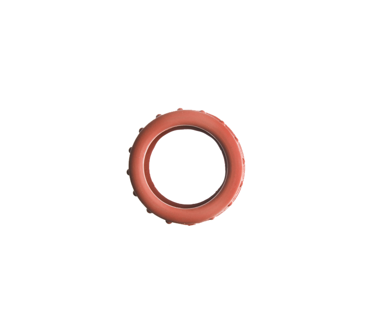 Rubber beschermkap rood voor manometer 50 mm