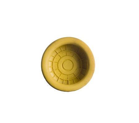 Rubber beschermkap geel