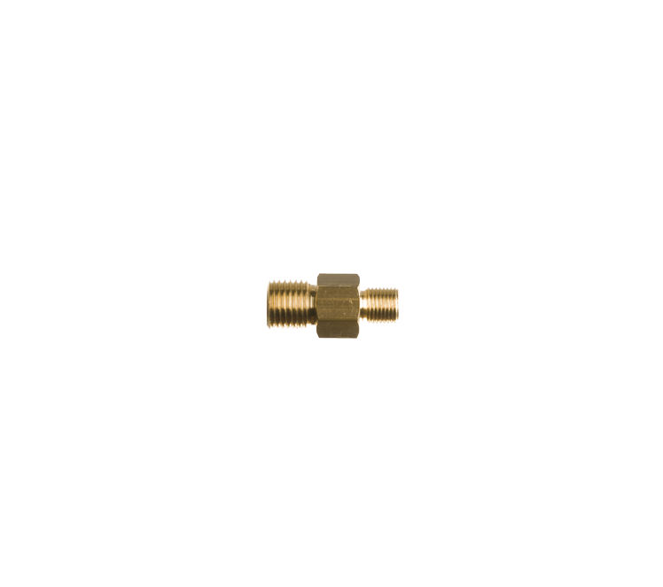 Verloopnippel 1/8"r uitw. x 1/4"r uitw.