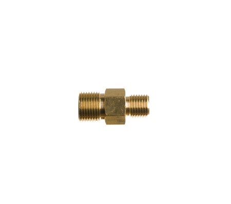 Verloopnippel 1/4"r uitw. x 3/8"r uitw.