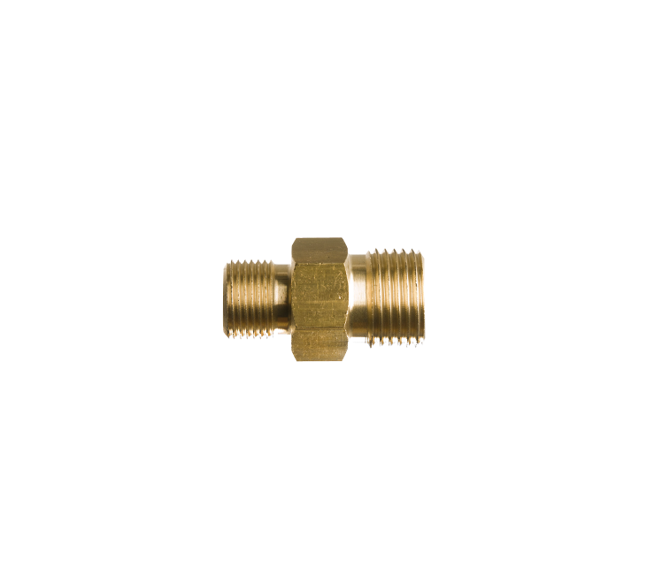 Verloopnippel 3/8"r uitw. x 1/2"r uitw.