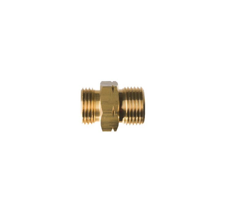 Verloopnippel 1/2" vlak uitw. x 21.8 l uitw.
