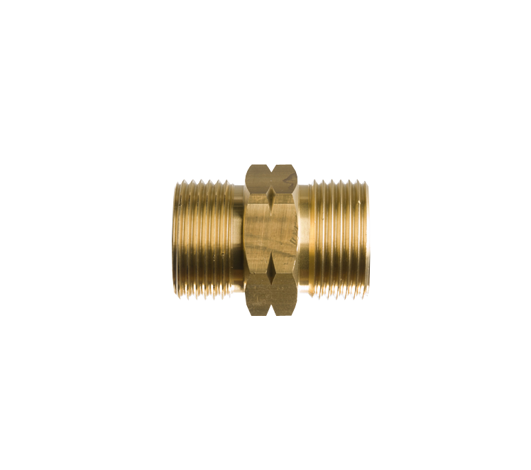 Dubbelnippel 1"l uitw. x 1"l uitw.