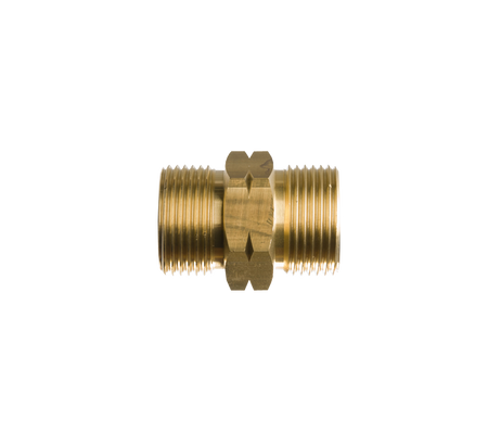 Dubbelnippel 1"l uitw. x 1"l uitw.