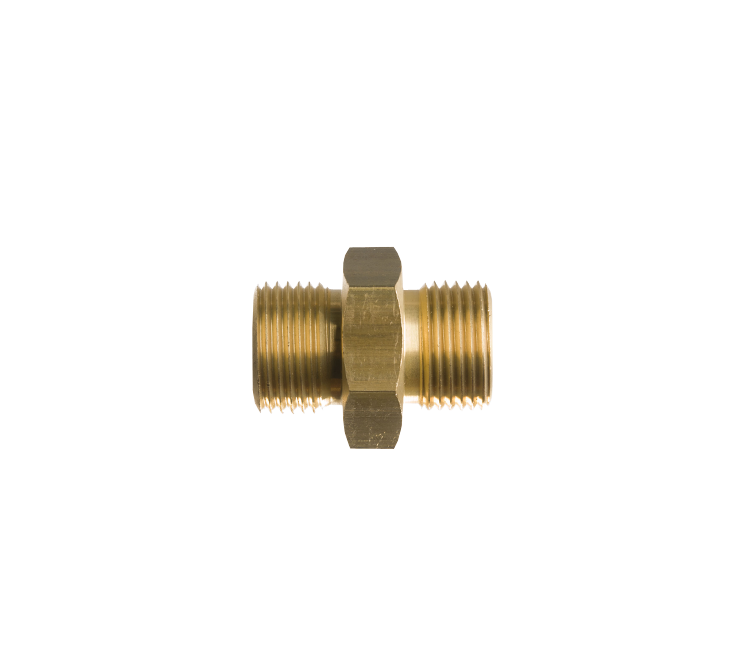 Dubbelnippel 5/8"r uitw. BSP x 5/8"r uitw. BSP