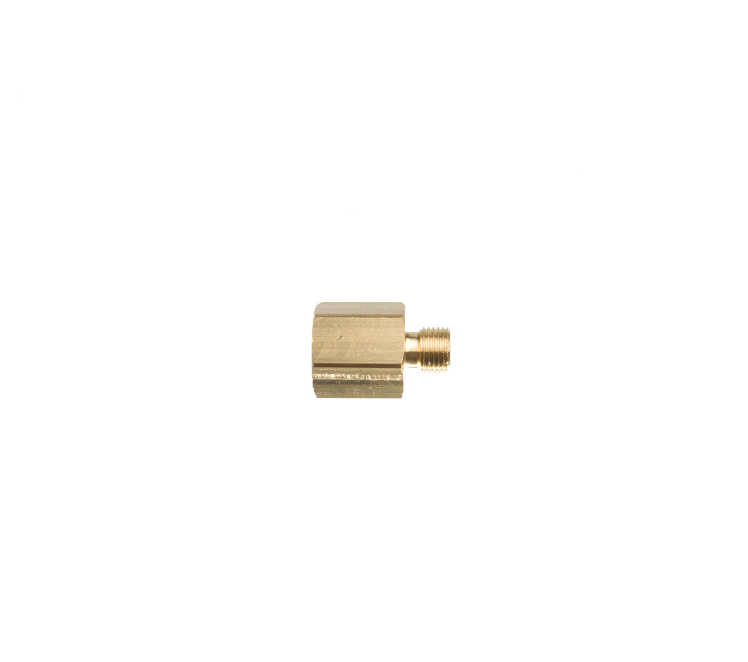 Verloopnippel 1/4"r inw.  x 1/8"r uitw.