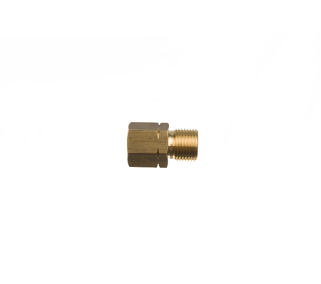 Verloopnippel 3/8"r inw. x 3/8"l uitw.