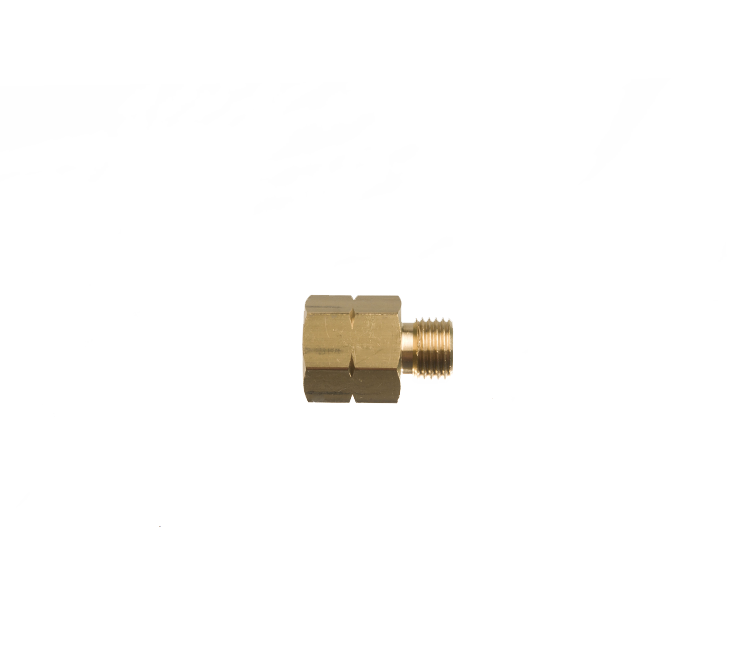 Verloopnippel 3/8"l inw.  x 1/4"r uitw.