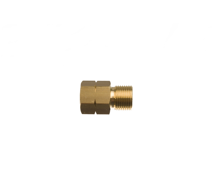 Verloopnippel 3/8"l inw.  x 3/8"l uitw.