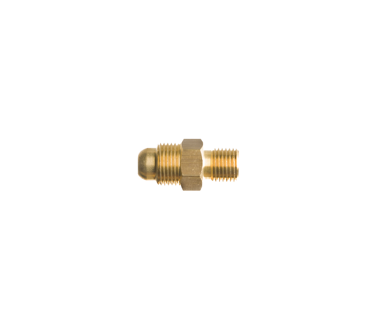 Wartelend verloop 1/4"r uitw.  x 3/8"l bolconisch inw.  (met l/r mof)