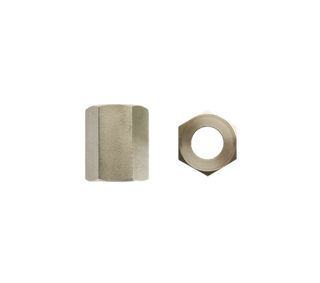 RVS wartel 21.8 r 40 mm NEN
