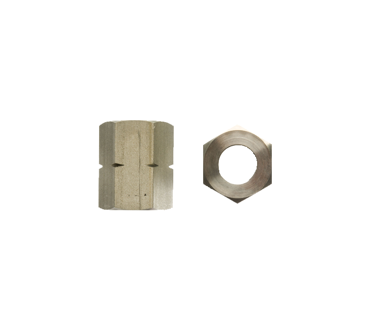 RVS wartel 21.8 l 40 mm NEN