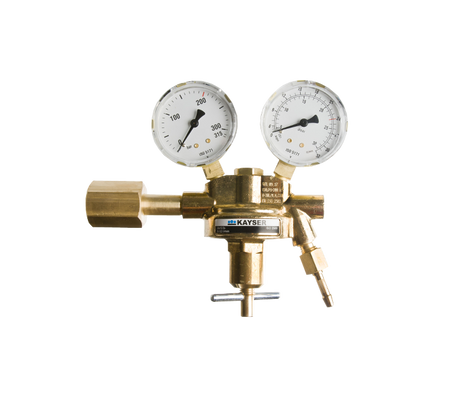 Reduceerventiel argon met litermanometer Kayser 0-30 l/m