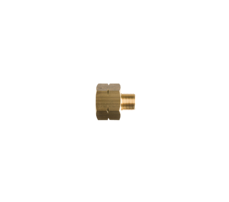 Verloopnippel 21.8 l inw.  x 3/8"l uitw. hol