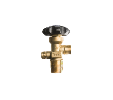 Spindelafsluiter CO2 21.8 r K44 x grootconus, aluminium minium handwiel + breekplaat
