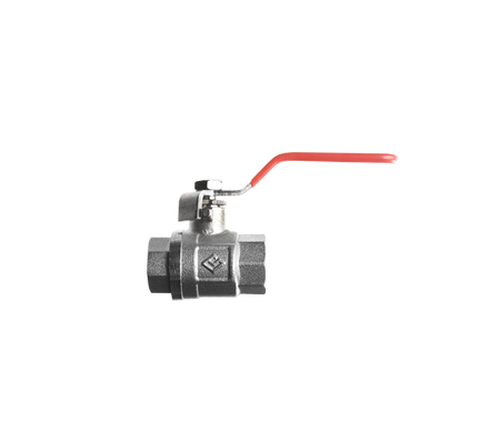 Kogelkraan 1/2"r inw. rood gas LD