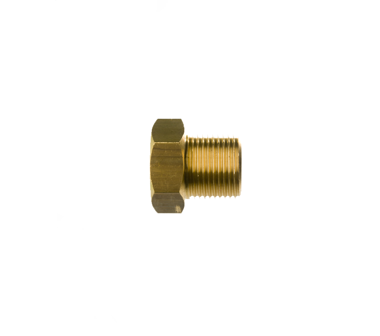 Blindstop 24.32 r uitw. messing