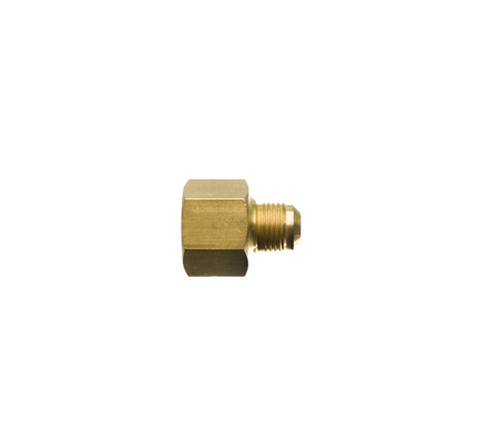 Verloopnippel freon 1/2"r inw. naar 5/8" UNF uitw. flair