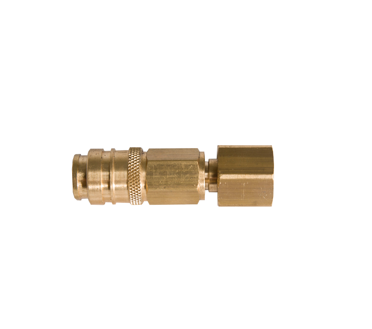 Snelkoppeling met wartel 1/4"r