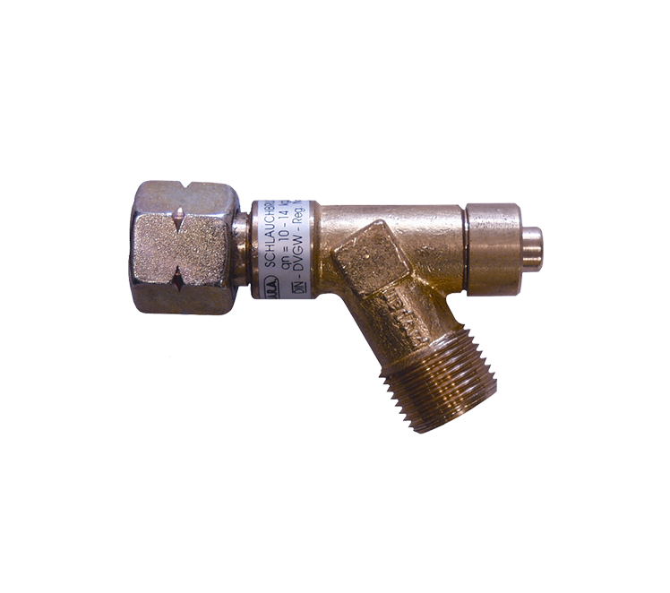 Slangbreukventiel 3/8" l (Karweifles) 10/12 kg/u en resetknop