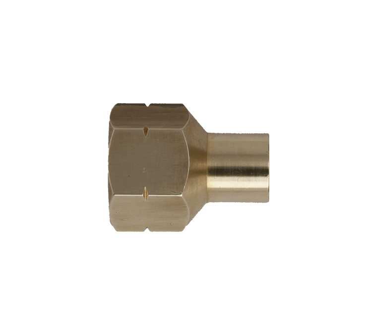 Verloopstuk hollepol x 1/4" inw.