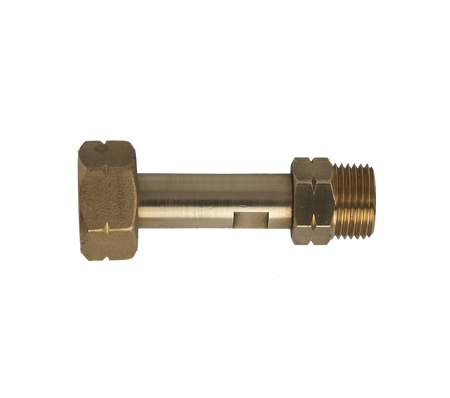 Verleng fleskoppeling KOMBI/DIN 21,8 inw. x 21,8 uitw. l=75mm