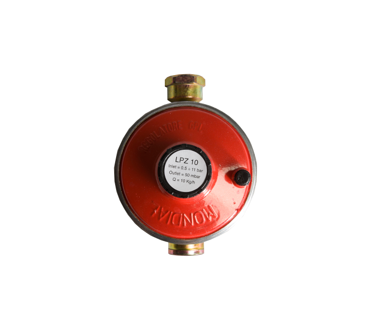 Drukregelaar 10 kg/u 50 mbar 1/2" r inw. x 1/4" r inw.