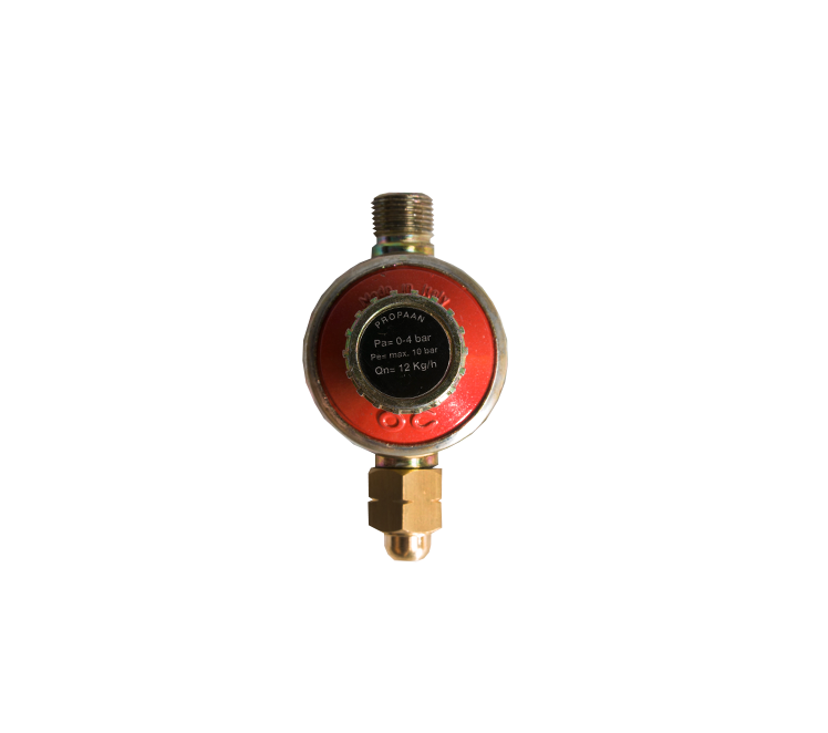 Karweiregelaar Junior 0-4 bar met een 3/8"l wartel en 6mm slangtule