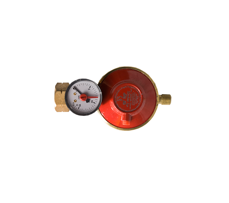 Regelaar 30 mbar 1/4"l uitw + afblaas