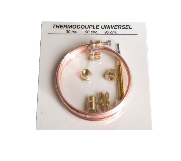 Thermokoppel 90cm en 4 hulpstukken