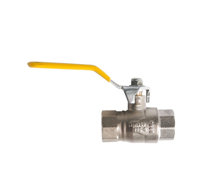 Kogelkraan 2 x 1/2" inw. gas