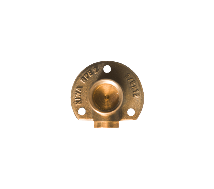 Muurplaat laag 3/8"inw. x 12mm soldeer