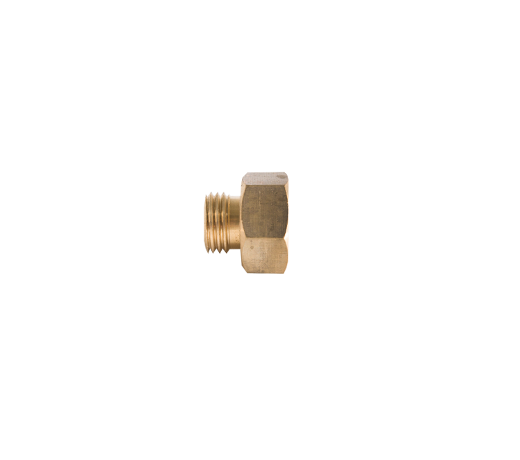 Neusstuk 3/8" r inw. x 1/4" r uitw.