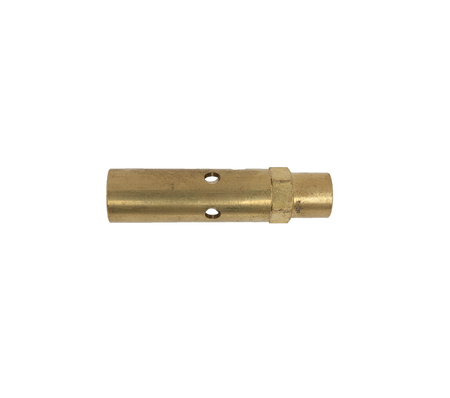 Vlamkop messing diameter 14mm x M10 x 1 inw