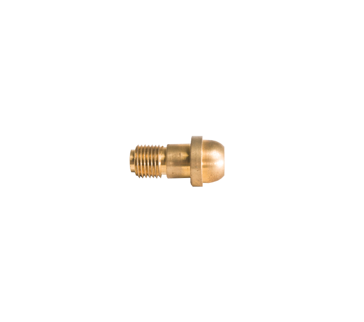 Nippel M10 x 1 uitw.  voor wartel 3/8" r