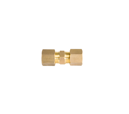 Verloopkoppeling messing 1 x 8- 1 x 12mm