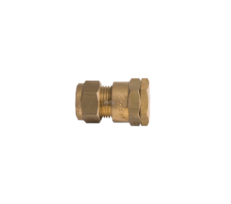 Eindstop messing 12mm x blind