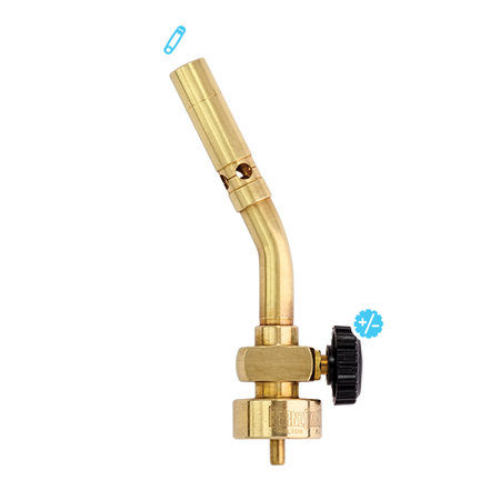 Bernzomatic messing brandervoorstuk, standaard - UL2317