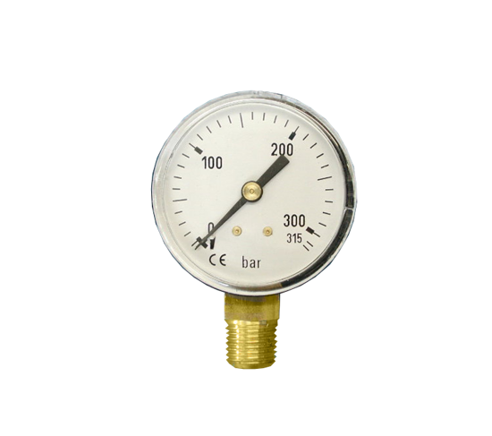 Manometer blank 0-315 bar 50mm