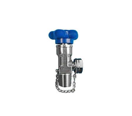 RVS membraanafsluiter chr. K50 Lu1=21.8 l x grootconus aluminium miniumh
