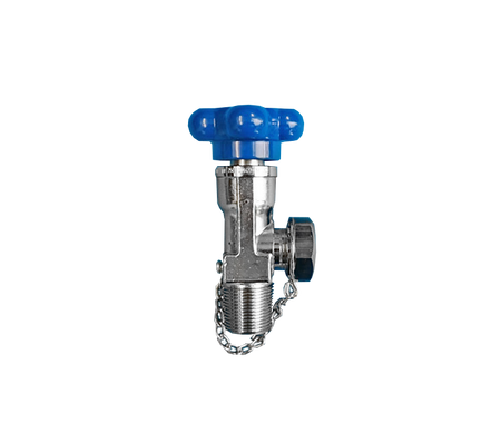 RVS membraanafsluiter chr. K50 Ru3=24.32 x grootconus aluminium miniumh