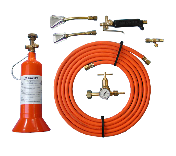 Propaanset verfafbrander compleet