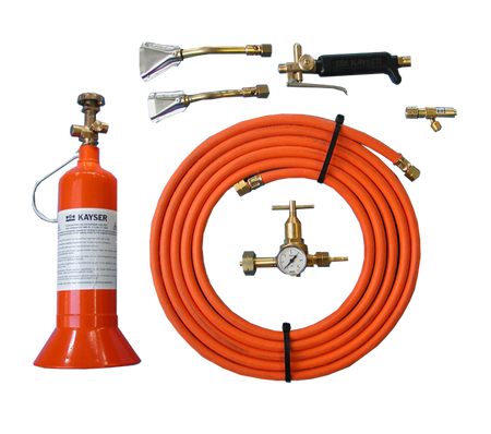 Propaanset verfafbrander compleet