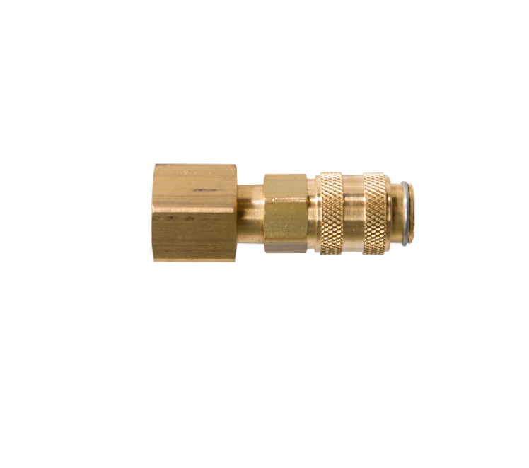 Snelkoppeling met wartel 1/4"r