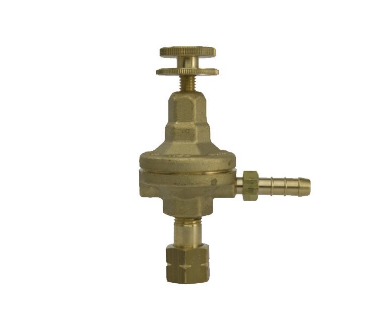 Karweiregelaar Junior 0-4 bar met een 3/8"l wartel en 6mm slangtule