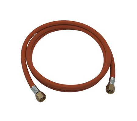 Propaan slang 6x13mm 150cm 2 x wartel 3/8"l