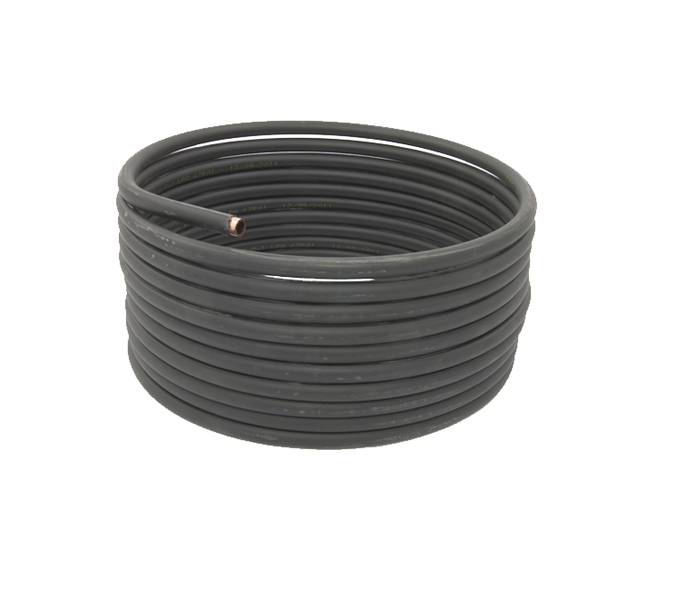 Roodkoperen leiding 8mm met isolatie