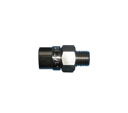 Wartelend verloop 1/4"r uitw.  x 1/4"r bolconisch inw.