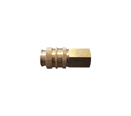 Propaan snelkoppeling messing 1/8"r inw. alleen vrouwtje